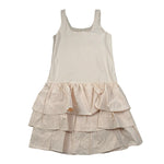 Lu Lu By Miss Grant Abito tinta unita Beige per Bambina LL3689 BEIGE LU LU BY MISS GRANT 