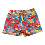 Off-White Costume Model Bermuda Solid Color With Multicolor Print For Boys