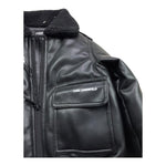 KARL LAGERFELD montone tinta unita in ecopelle Nero per Bambino Z26103 NERO KARL LAGERFELD 