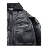 KARL LAGERFELD montone tinta unita in ecopelle Nero per Bambino Z26103 NERO KARL LAGERFELD 