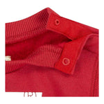 LEVI'S felpa chiusa girocollo tinta unita con stampa logo Rosso per Neonato 6E9079 ROSSO LEVI'S 