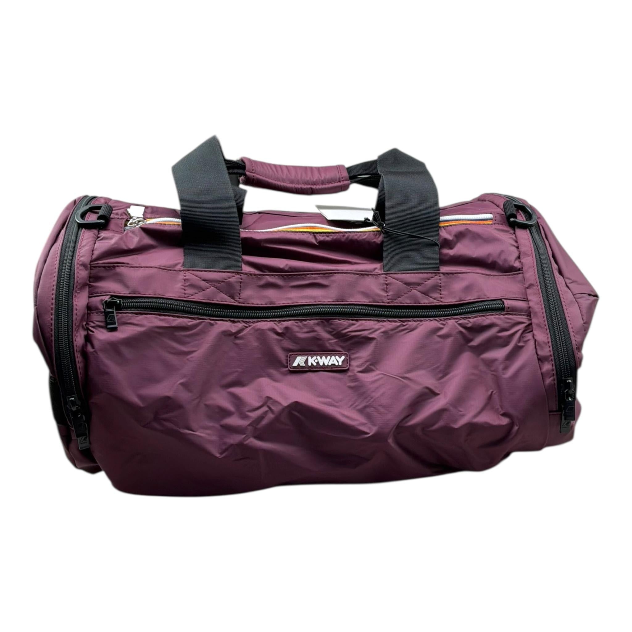 K-Way Borsone Tinta Unita con Logo per Bambino K4127RW VINACCIA K-WAY 