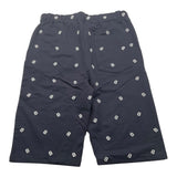 Yours Bermuda Solid Color With Prints And Elastic Waist Black For Boys