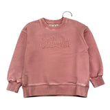 SAINT BARTH felpa tinta unita girocollo con stampa Rosa per Bambina HRL0001 ROSA SAINT BARTH 