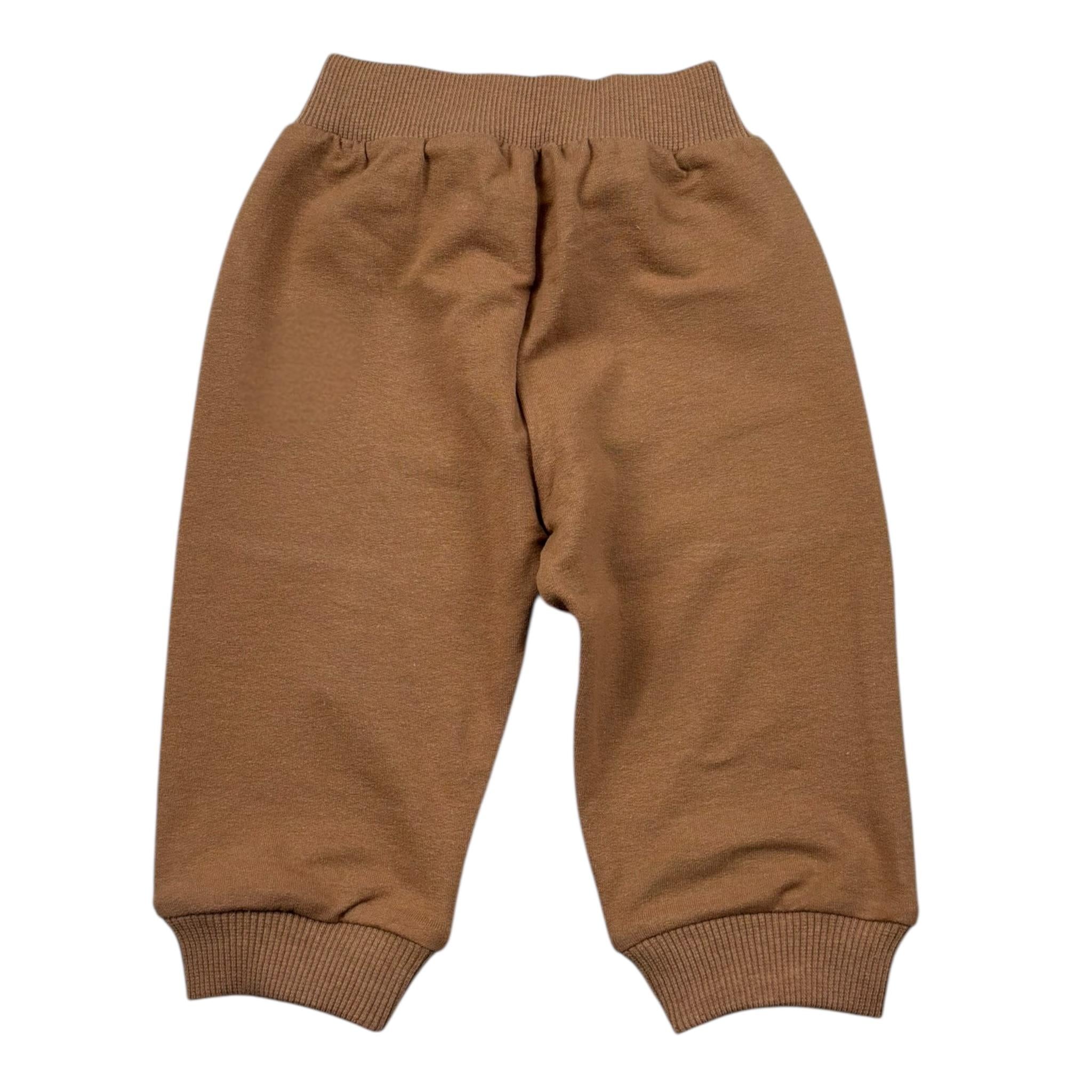 Please Pantalone Modello Tuta Tinta Unita per Neonato DJ16042B71 CAMMELLO PLEASE 