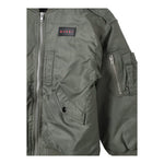 MISSONI giubbino tinta unita con zip e logo Verde per Bambino M01207 VERDE MISSONI 