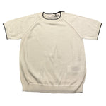 maglia girocollo mezza manica tinta unita PP3985 BIANCO PAOLO PECORA 