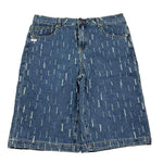 Daniele Alessandrini Bermuda In Denim Tinta Unita con Strappi per Bambino 1236SD00256 BLU DANIELE ALESSANDRINI 