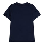 Dsquared2 T-Shirt Girocollo Tinta Unita con Stampa per Bambino DQ2742 BLU DSQUARED2 