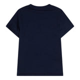 Dsquared2 T-Shirt Girocollo Tinta Unita con Stampa per Bambino DQ2742 BLU DSQUARED2 