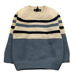 PLEASE maglia girocollo bicolore Panna per Neonato NBA3231B65 PANNA PLEASE 