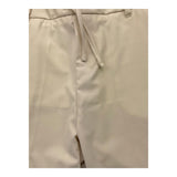 Paolo Pecora Solid Color Bermuda Shorts With Elastic Waist Beige For Boys
