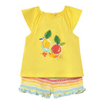 Mayoral Completo 2 Pezzi T-Shirt-Short per Neonata 1233 GIALLO MAYORAL 