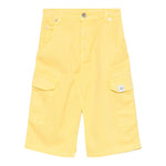 Msgm Gonna In Denim Tinta Unita con Girovita Regolabile per Bambina S5MSJGSK108 GIALLO MSGM 