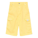 Msgm Gonna In Denim Tinta Unita con Girovita Regolabile per Bambina S5MSJGSK108 GIALLO MSGM 