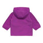 K-Way Giubbino Tinta Unita con Zip E Cappuccio per Neonata K4136IWX VIOLA K-WAY 
