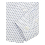 Emporio Armani Camicia Tinta Unita con Manica Lunga Fantasia A Righe per Neonato 6DHCJD BIANCO EMPORIO ARMANI 