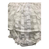 Cucu' Lab Plain White Strap Romper For Newborn Baby Girl
