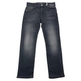 GUESS jeans tinta unita con girovita regolabile Nero per Bambino N4YA07DAKC0 NERO GUESS 