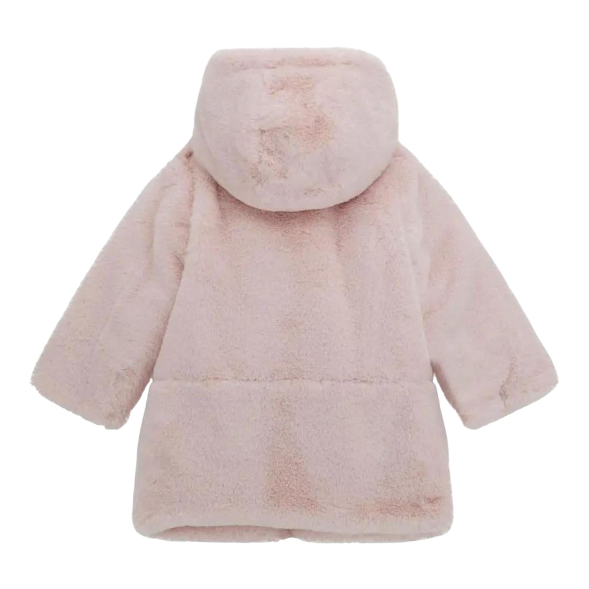 GUESS giubbino tinta unita reversibile con zip e cappuccio Rosa per Neonata K4BL02N ROSA GUESS 