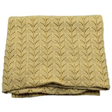 Wedoble Coperta Tinta Unita Traforato per Neonata V2507306A GIALLO WEDOBLE 