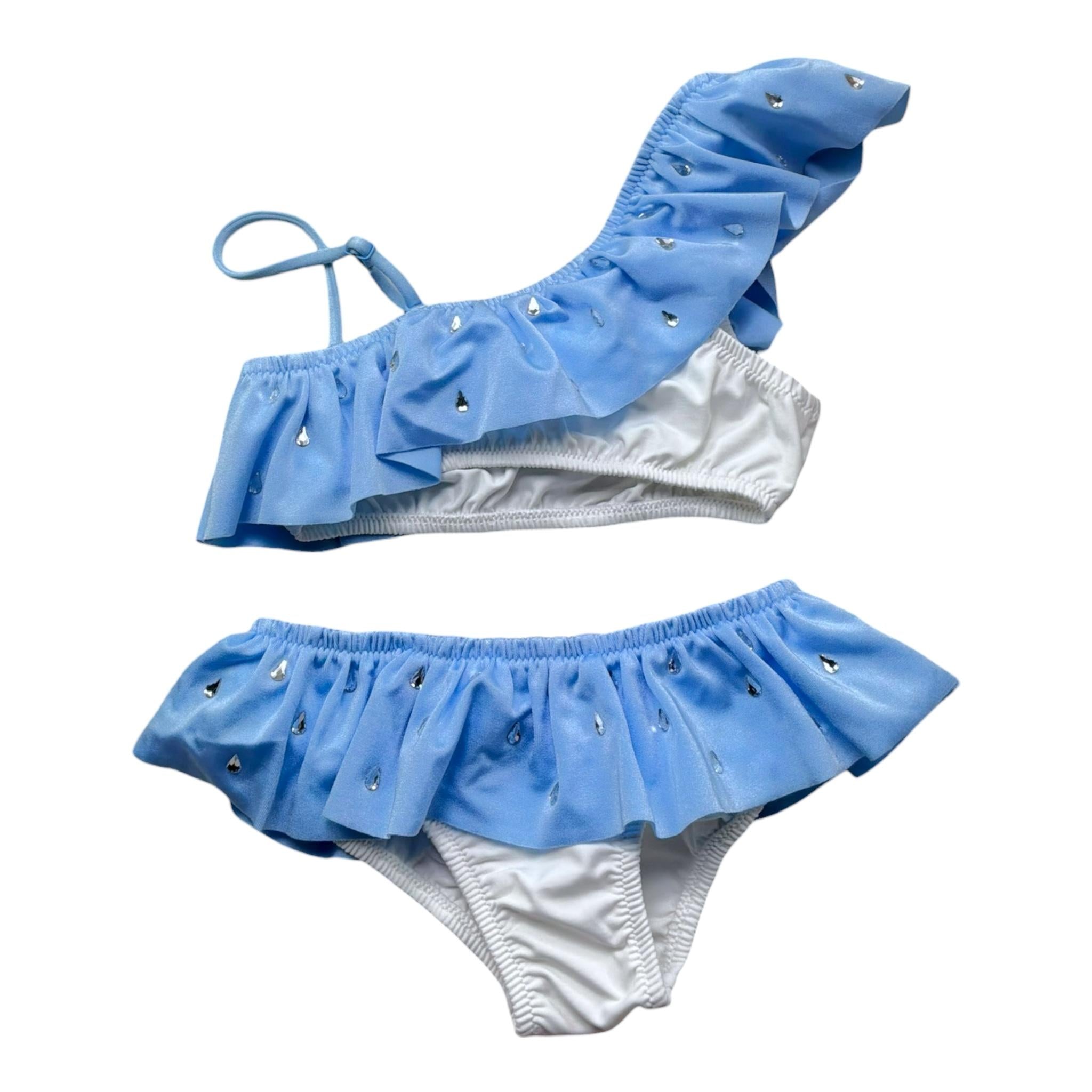 Saint Barth Costume 2 Pezzi Fascia -Slip per Bambina 01207L BIANCO SAINT BARTH 