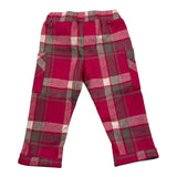 EMC pantalone tinta unita con fantasia a quadri Fuxia per Neonata BZ7089 FUXIA EMC 