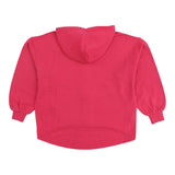 Diesel Felpa Tinta Unita con Zip E Cappuccio per Bambina J02200 ROSA DIESEL 