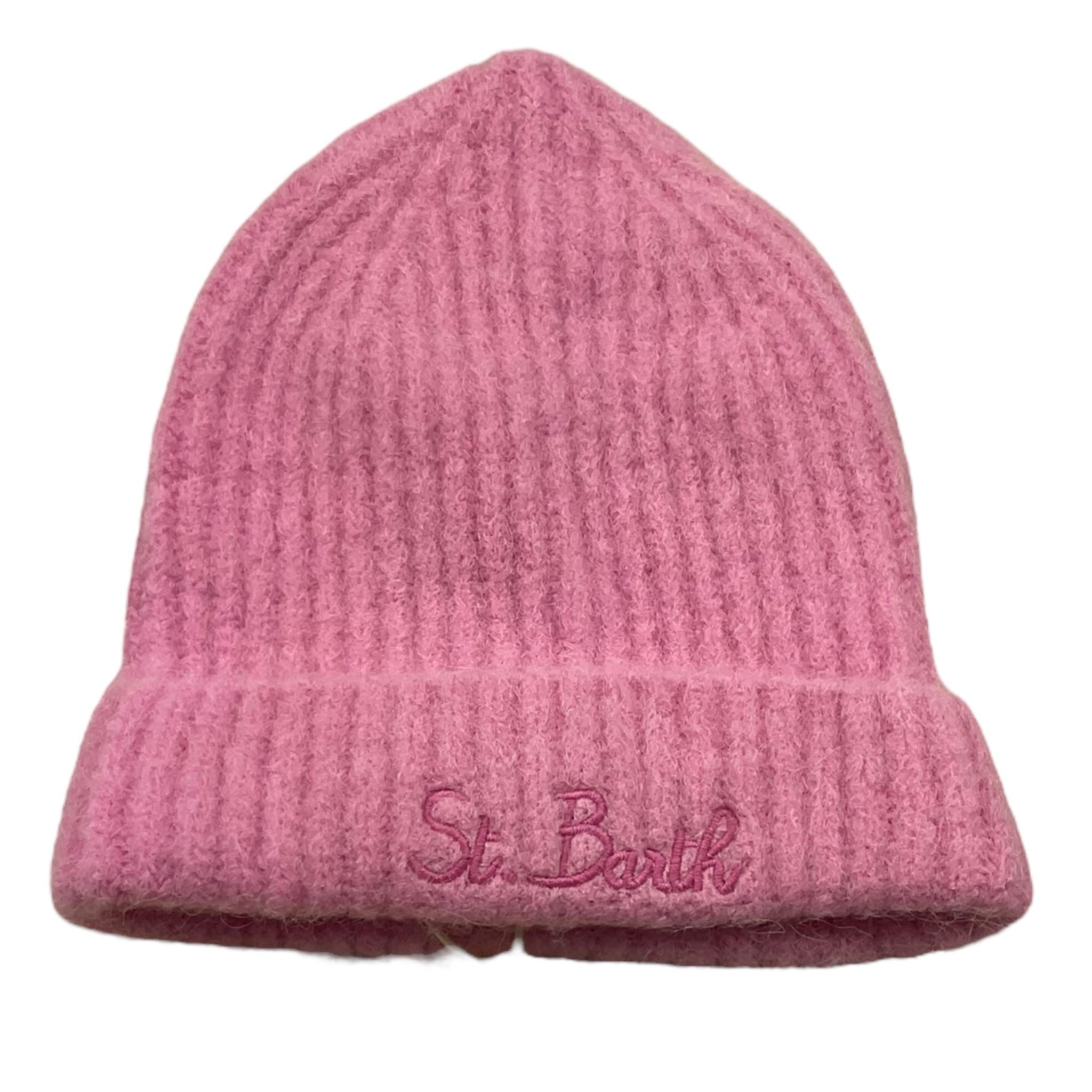 SAINT BARTH cappello tinta unita con logo Rosa per Bambina MAO001 ROSA SAINT BARTH 