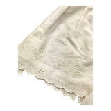Marlu' Solid Color Sleeveless Dress With Embroidery And White Culotte For Baby Girl