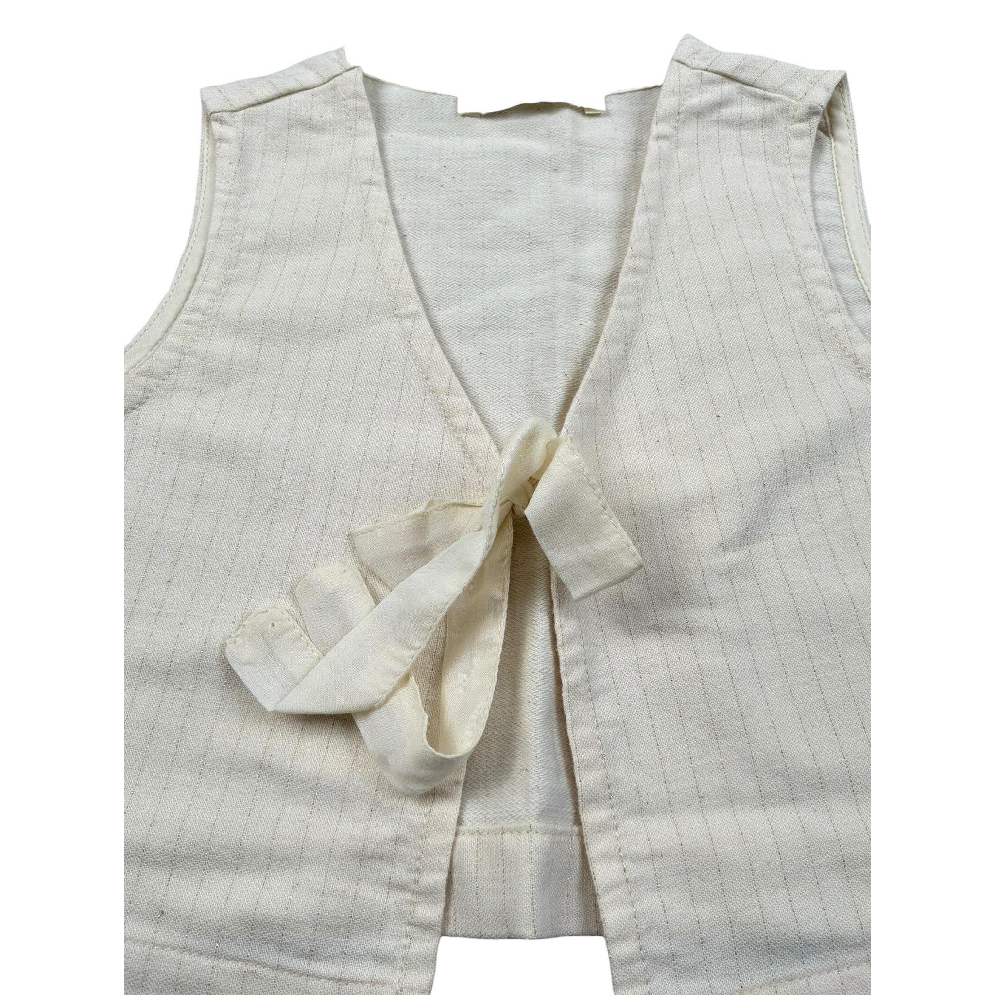 Zhoe & Tobiah Gilet Tinta Unita per Neonata LYT4FN PANNA ZHOE & TOBIAH 