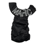 Marc Ellis Abito Tinta Unita con Stampa per Bambina JMJDR14107 NERO MARC ELLIS 