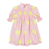 Piccola Ludo Abito Tinta Unita con Fantasia per Neonata BS10WB058 ROSA PICCOLA LUDO 