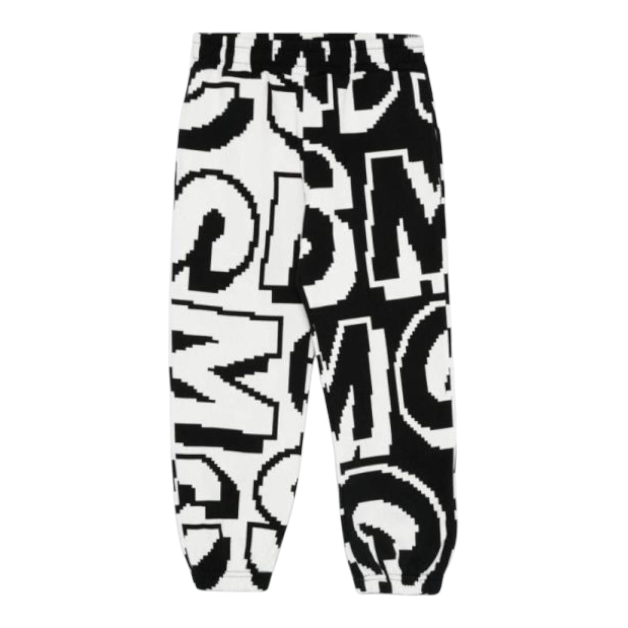 STELLA McCARTNEY pantalone bicolore modello tuta logato Bianco/nero per Bambino TV6R20 BIANCO/NERO STELLA McCARTNEY 