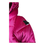 REFRIGUE giubbino tinta unita in camoscio con cappuccio Fuxia per Bambina 2841O00010 FUXIA REFRIGUE 