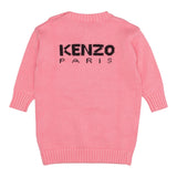 KENZO abito in maglia tinta unita Rosa per Bambina K60479 ROSA KENZO 
