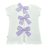 Magil T-Shirt Tinta Unita con Fiocchi per Neonata HN26121N BIANCO MAGIL 