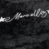 MARC ELLIS gilet in pelliccia tinta unita con logo Nero per Bambina JMJWA00231 NERO MARC ELLIS 