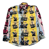Brian Rush Long Sleeve Shirt Multicolor Dog Print Fantasy For Boys
