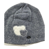 NINNAOH cappello tinta unita con microfantasia Blu per Neonato I21205 BLU NINNAOH 