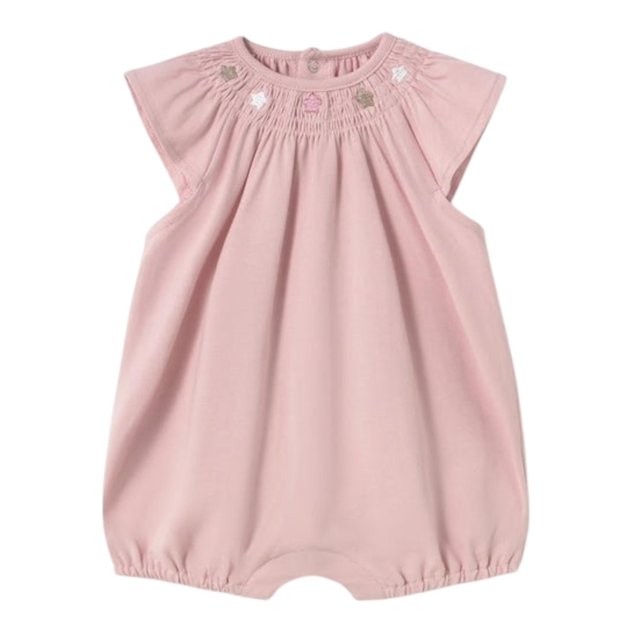 Mayoral Set 2 Pagliaccetti Bicolore per Neonata 1749XX ROSA/PANNA MAYORAL 