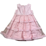 Le Bebe Abito Giromanica Tinta Unita per Neonata LBG0705 ROSA LE BEBE 