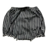 Dou Dou Culotte Solid Color Striped Pattern Gray For Baby Girl