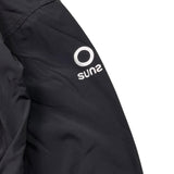 Suns  Felpa Tinta Unita con Zip E Cappuccio per Bambina MFS5109D NERO SUNS 