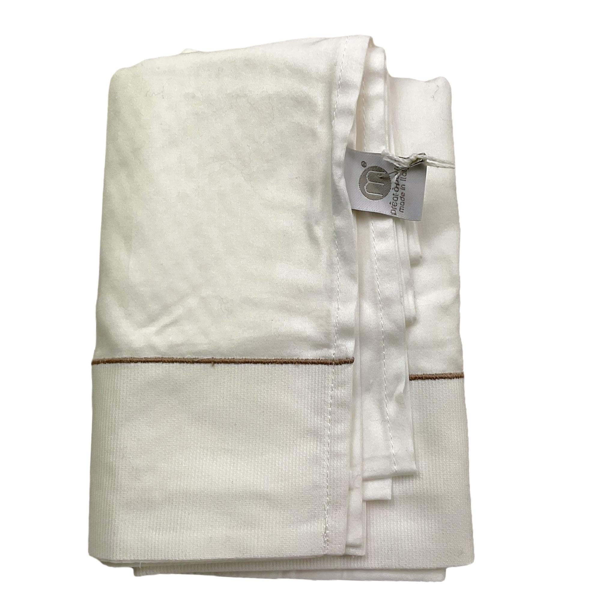 MARLU' coperta tinta unita con stampa Bianco per Neonata IF50LE BIANCO MARLU' 