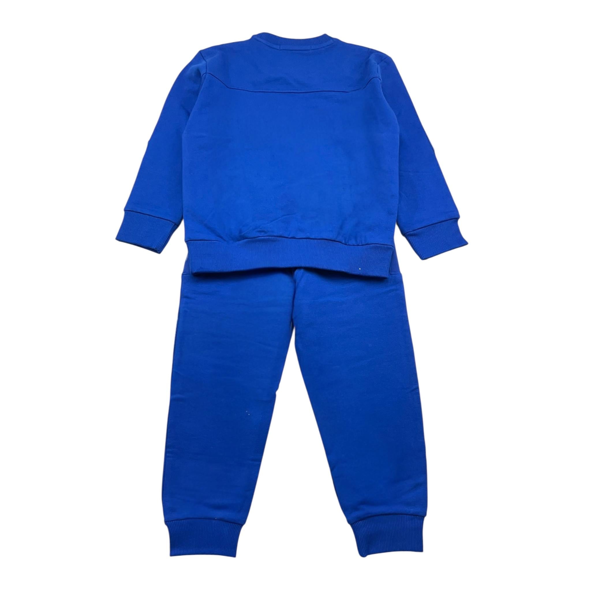 CESARE PACIOTTI completo 2pz tinta unita felpa-pantalone Cobalto per Neonato COMP5301B COBALTO CESARE PACIOTTI 