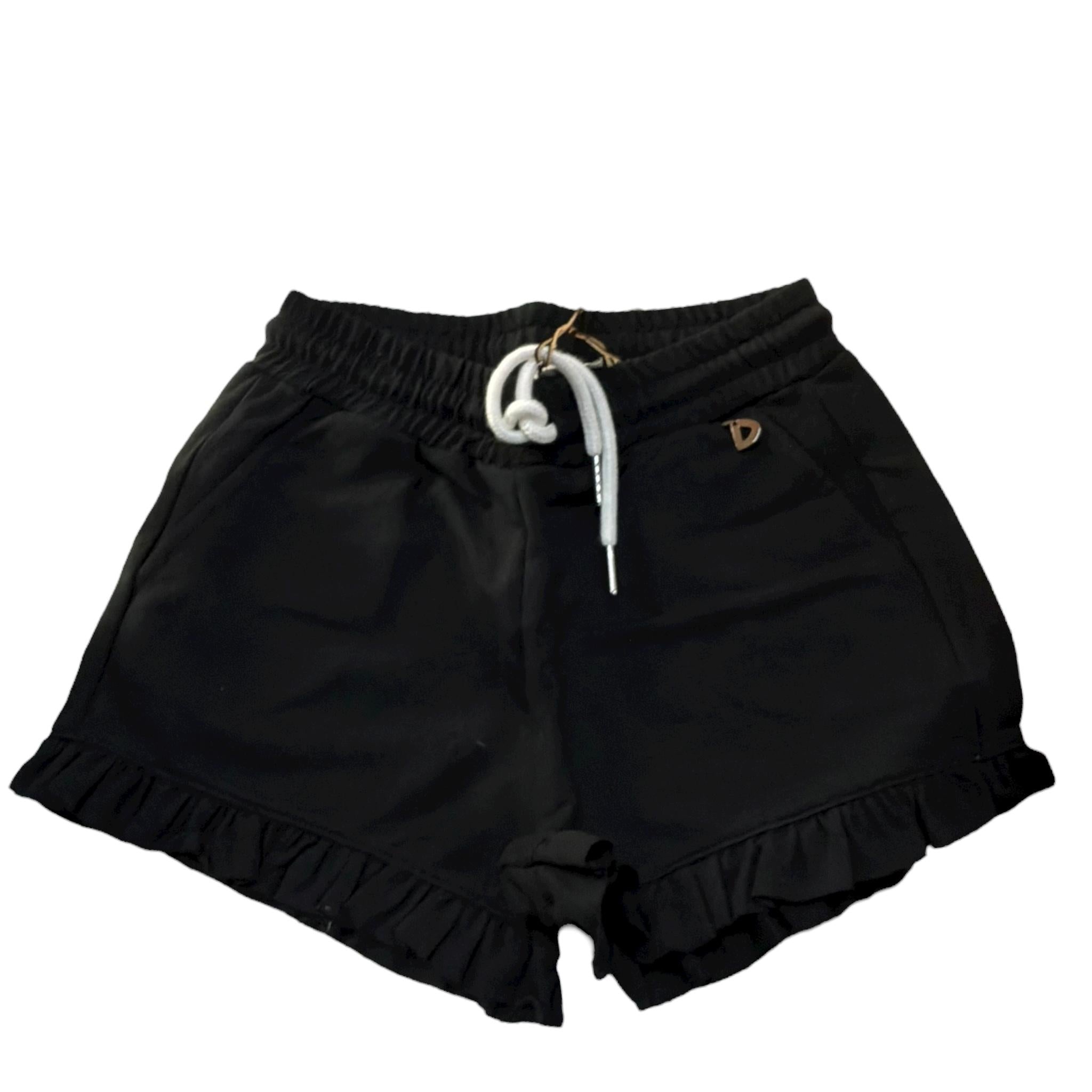 Dixie Short Tinta Unita con Elastico In Vita per Bambina RE86042G39 NERO DIXIE 