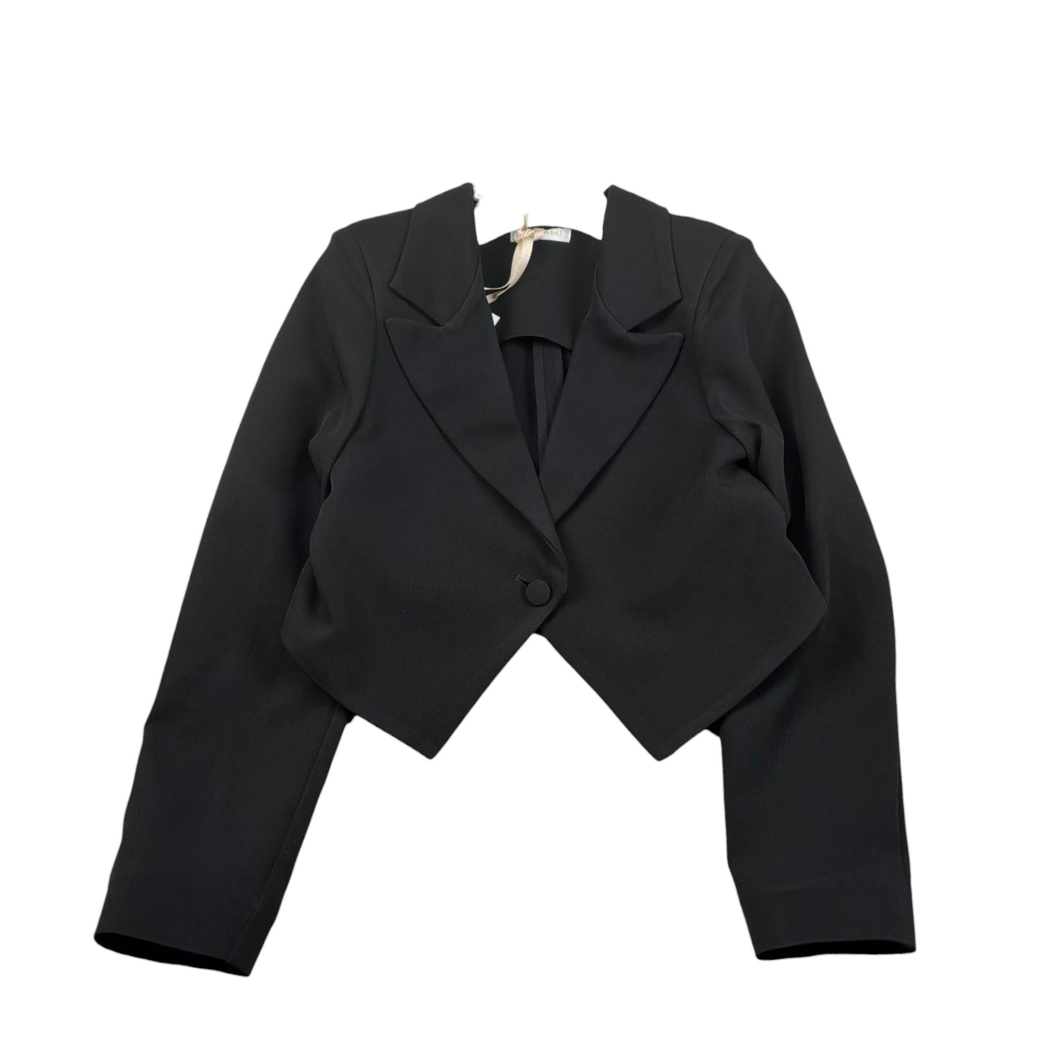 Meilisa Bai Giacca Tinta Unita con Bottoni per Bambina FL6163 NERO MEILISA BAI 