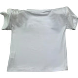 John Richmond T-Shirt Girocollo Tinta Unita con Logo per Bambina RGP26112TS BIANCO JOHN RICHMOND 