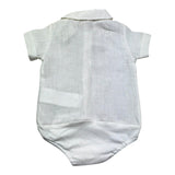 Le Bebe Camicia Body Mezza Manica Tinta Unita per Neonato LBB5321 BIANCO LE BEBE 